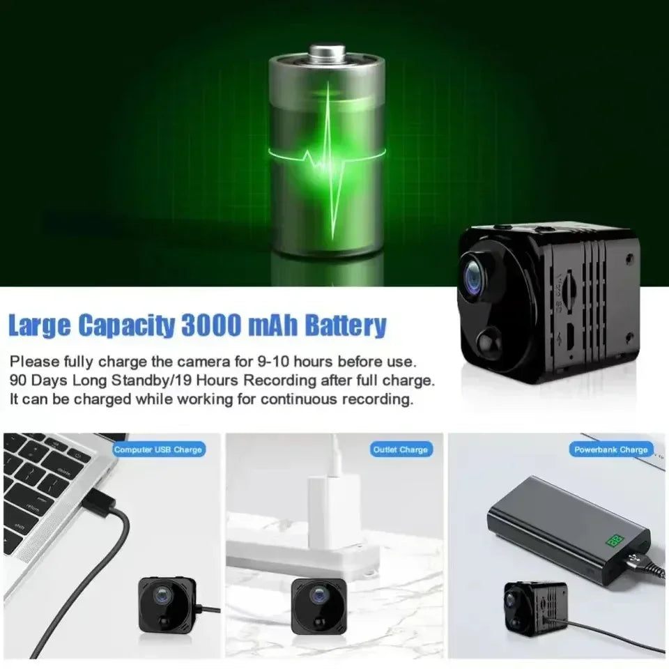Sikunuo | Mini Spy HD WiFi Motion Detection Security Camera