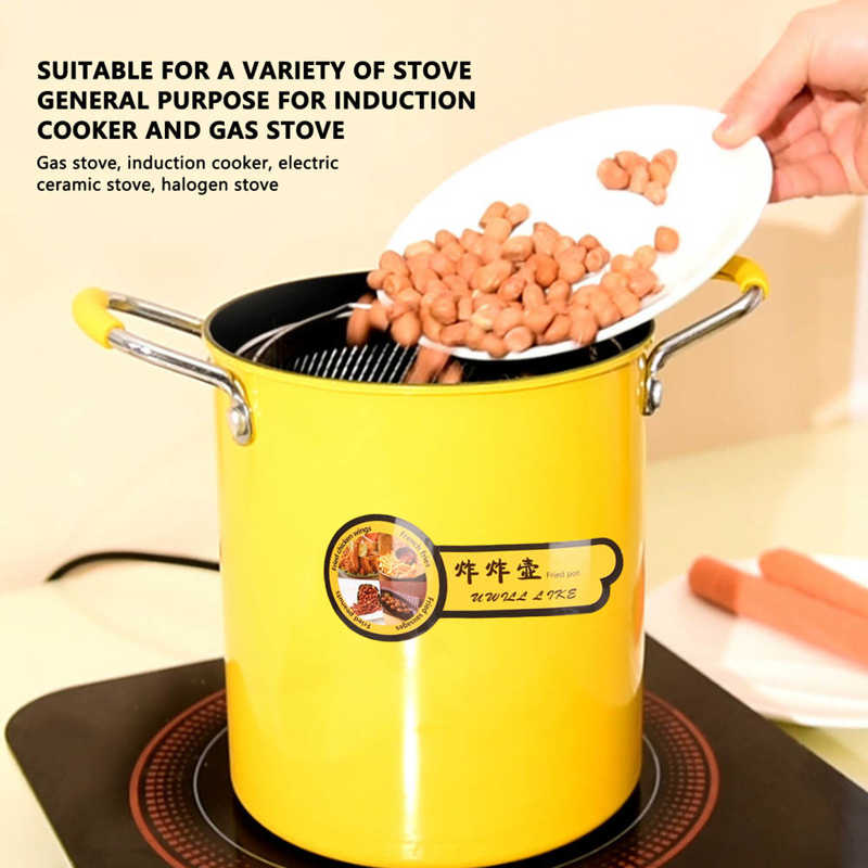 Sikunuo | Mini Oil Filter Deep Fryer Pot