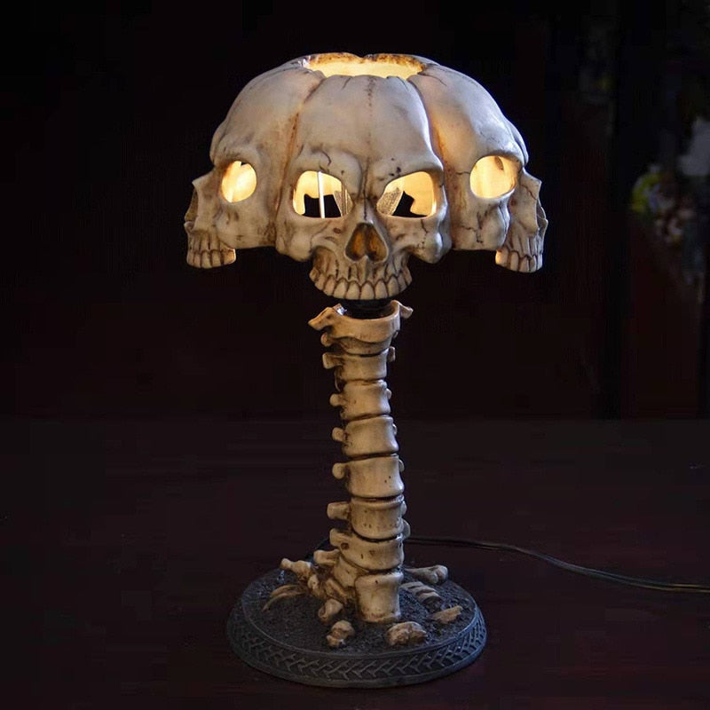 Sikunuo | Skeleton Skull Table Lamp