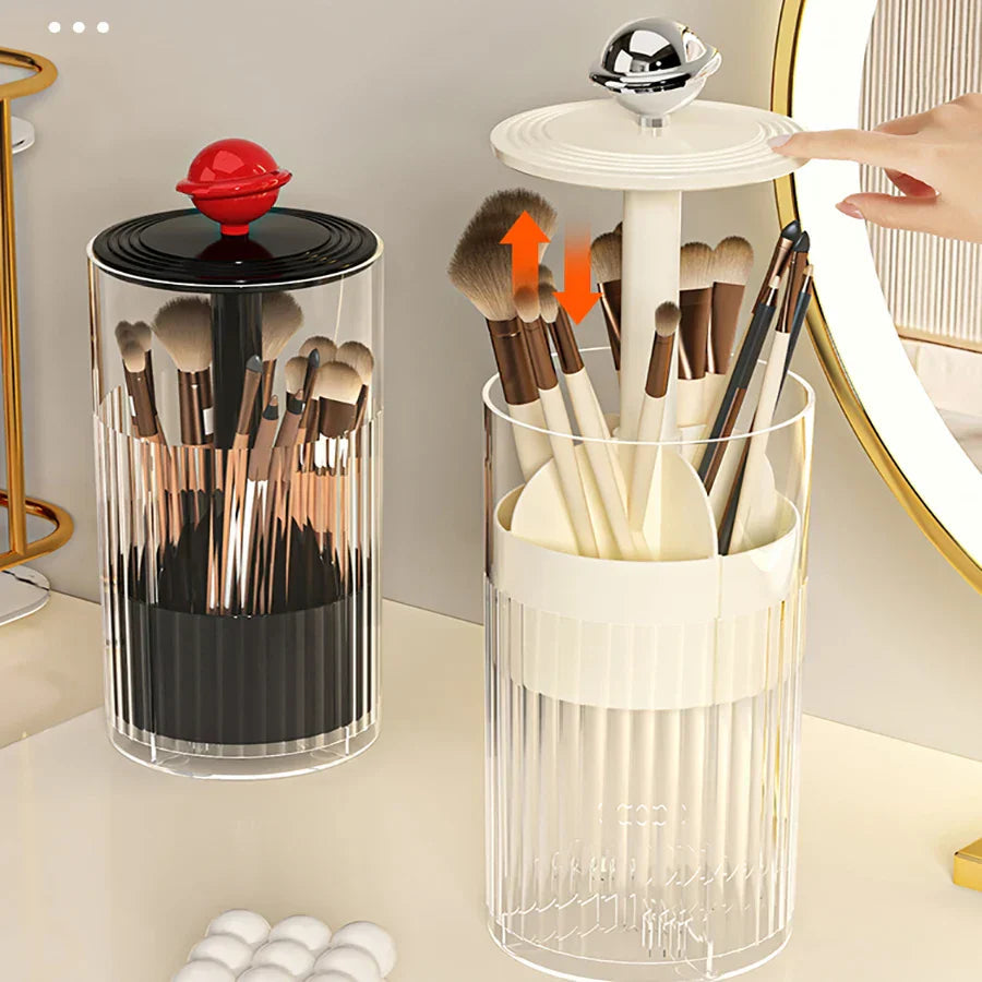 Sikunuo | Auto Lift & Luxe Makeup Brush Organizer