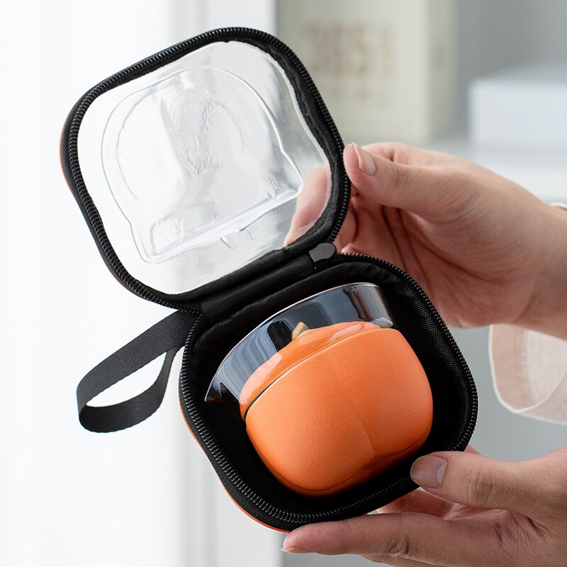 Sikunuo | Mini Pumpkin Ceramic Teapot Set