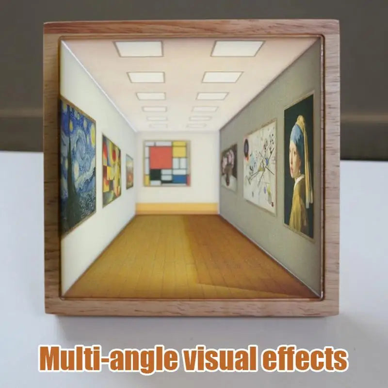 Sikunuo | 3D Vision Play Wall Lamp Art