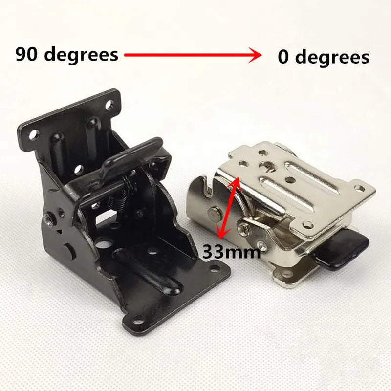 Sikunuo | 2Pcs Foldable Self-Locking Hinges