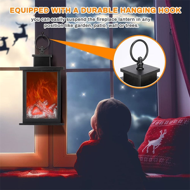 Sikunuo | Inferno Portable Fireplace Night Lamp