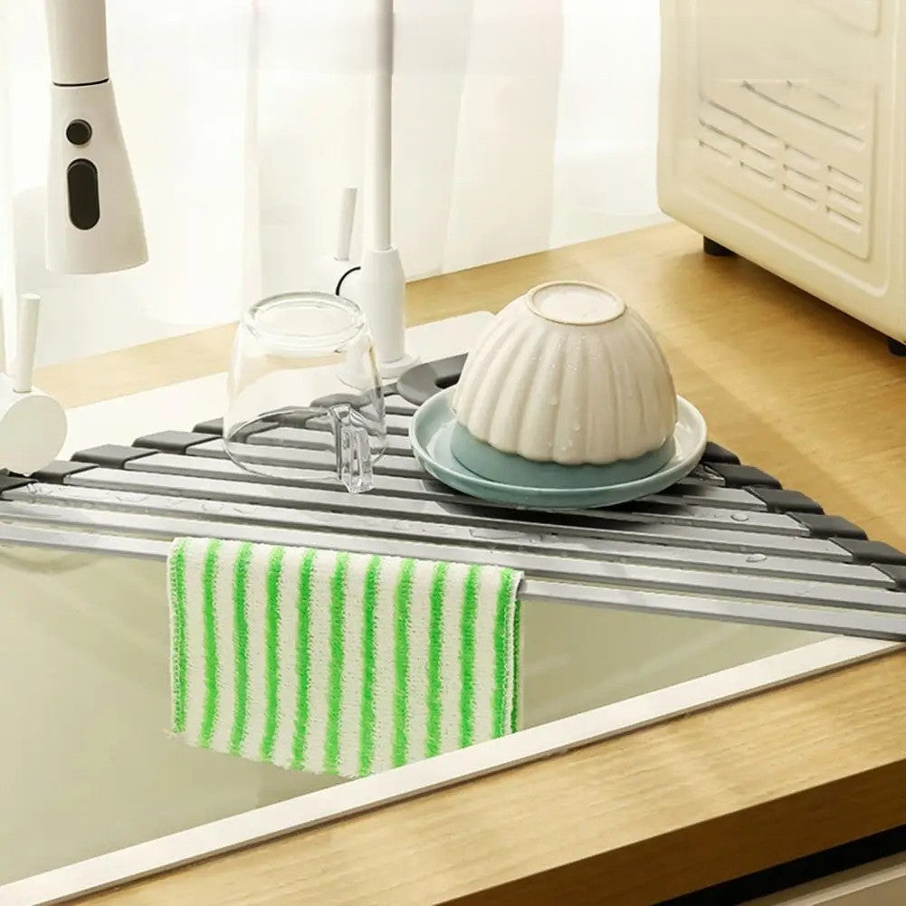 Sikunuo | Triangle Slip-Resistant Sink Corner Storage Shelf Rack