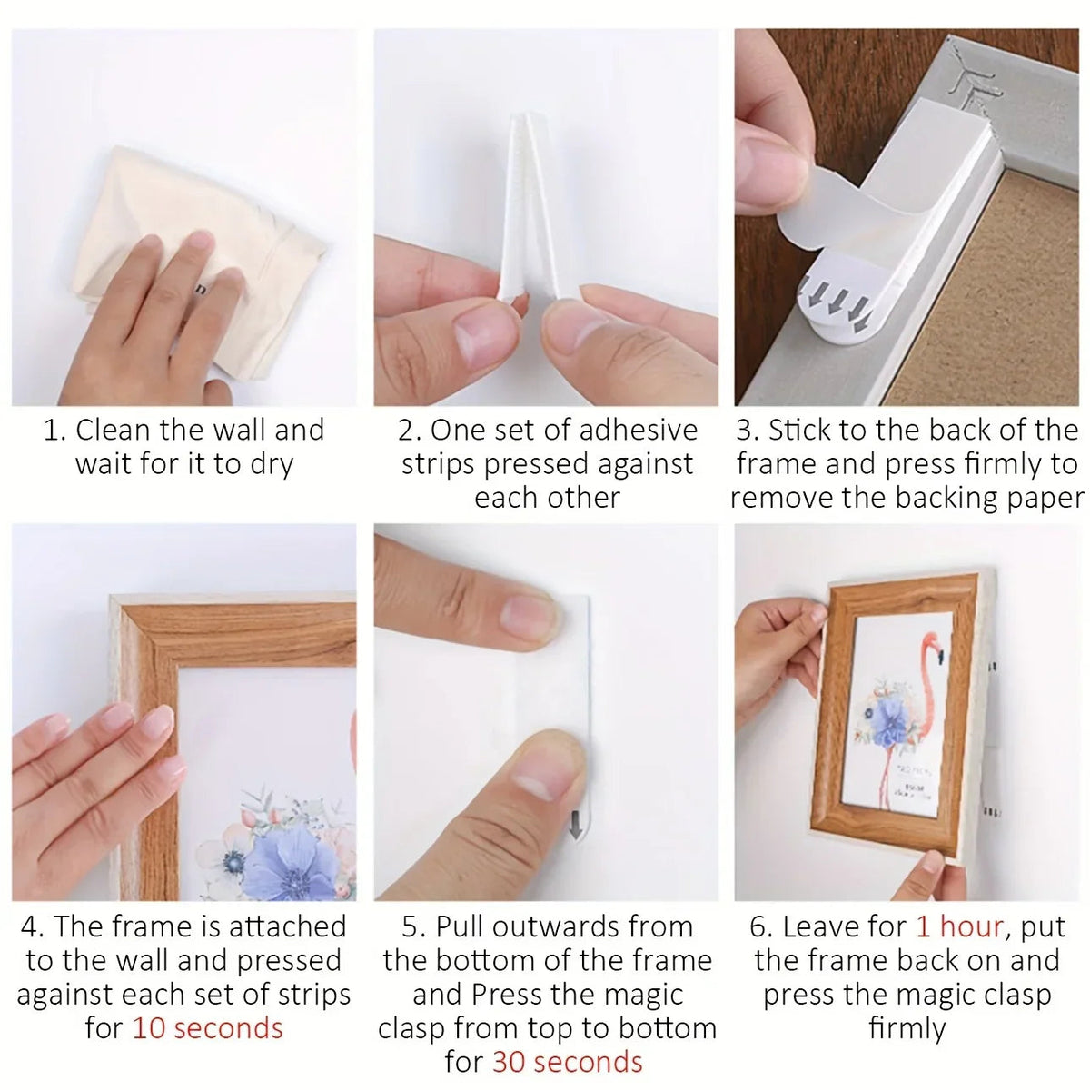 Sikunuo | Self-Adhesive Damage-Free Wall Hanging Strips