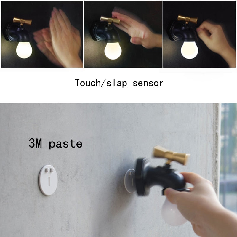 Sikunuo | Creative Faucet Wall Lamp