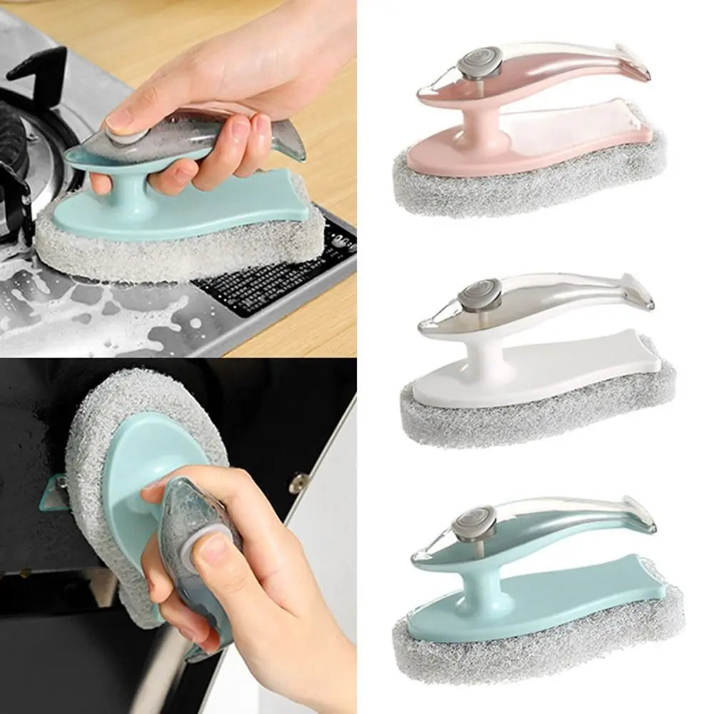 Sikunuo | Soap Dispenser Dolphin-Shaped Kitchen Brush