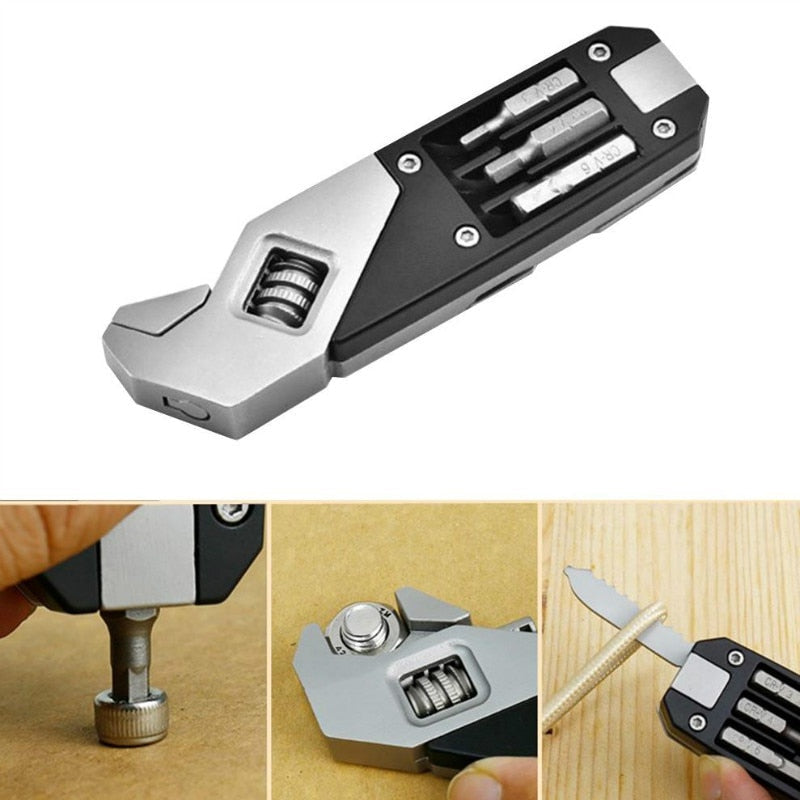 Sikunuo | Pro Expert Foldable Stainless Steel Wrench Tool Set