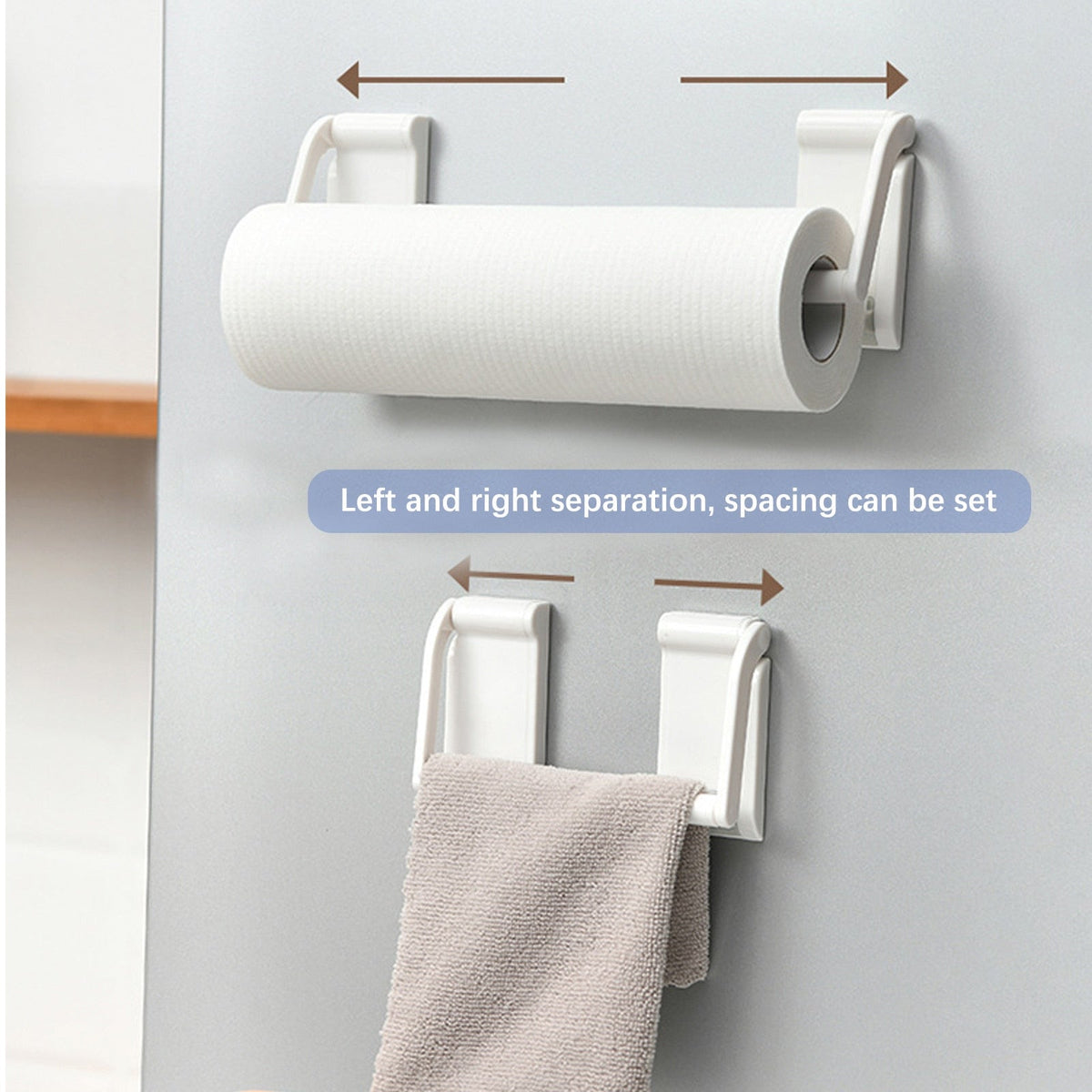 Sikunuo | Adjustable Magnetic Paper Towel Cloth Holder
