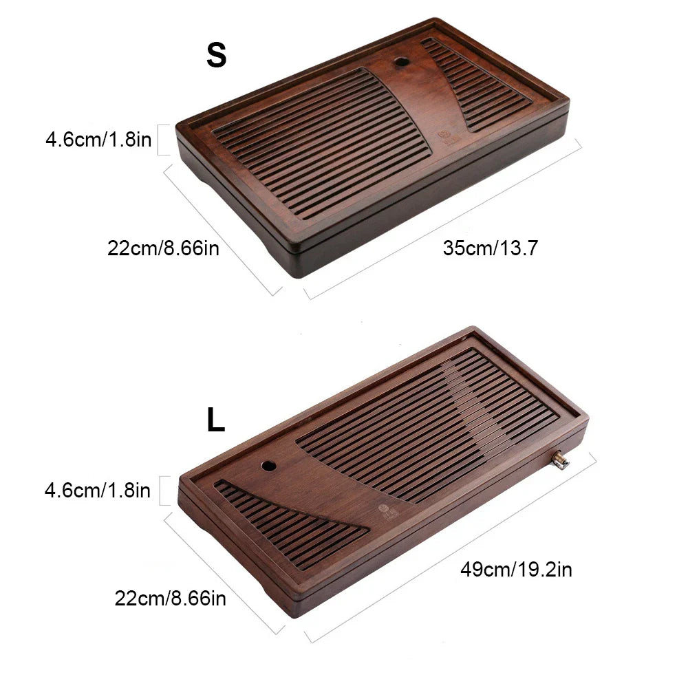 Sikunuo | Bamboo Solid Wood Tea Ceremony Tray
