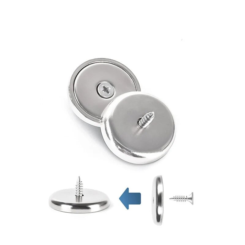 Sikunuo | Strong Hold Round Base Mountable Magnet