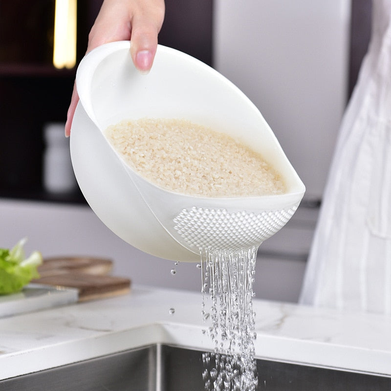 Sikunuo | 2in1 Easy Rice Drainer Basket