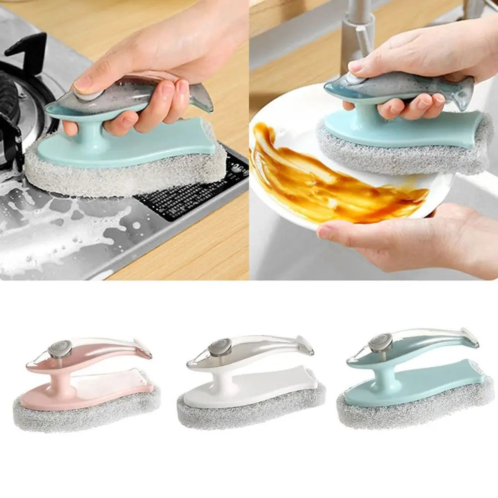 Sikunuo | Soap Dispenser Dolphin-Shaped Kitchen Brush