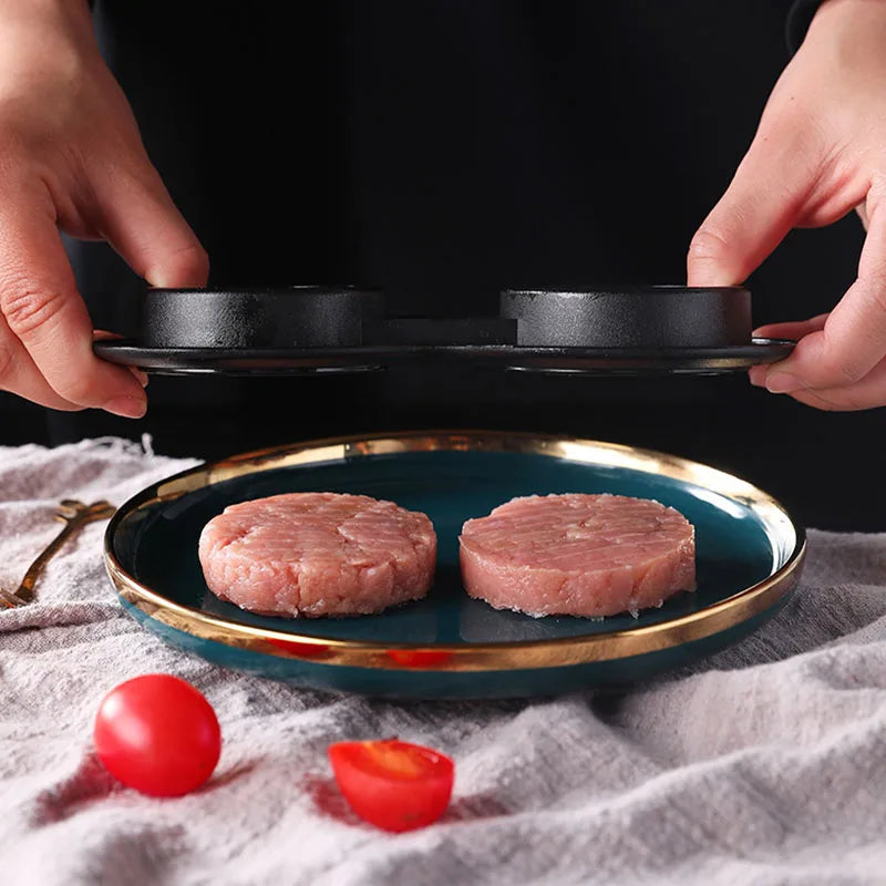 Sikunuo | Ultimate Double Grid Burger Rice Ball Molding Gadget