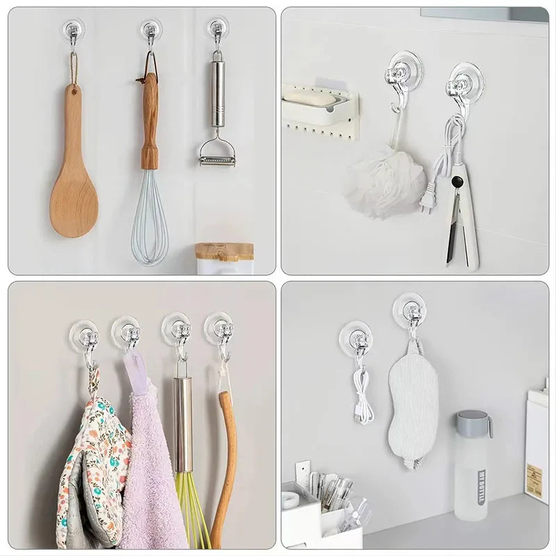 Sikunuo | Heavy-Duty Ultra Grip Suction Hooks