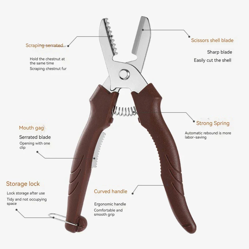 Sikunuo | Effortless Snap Chestnut Cutter
