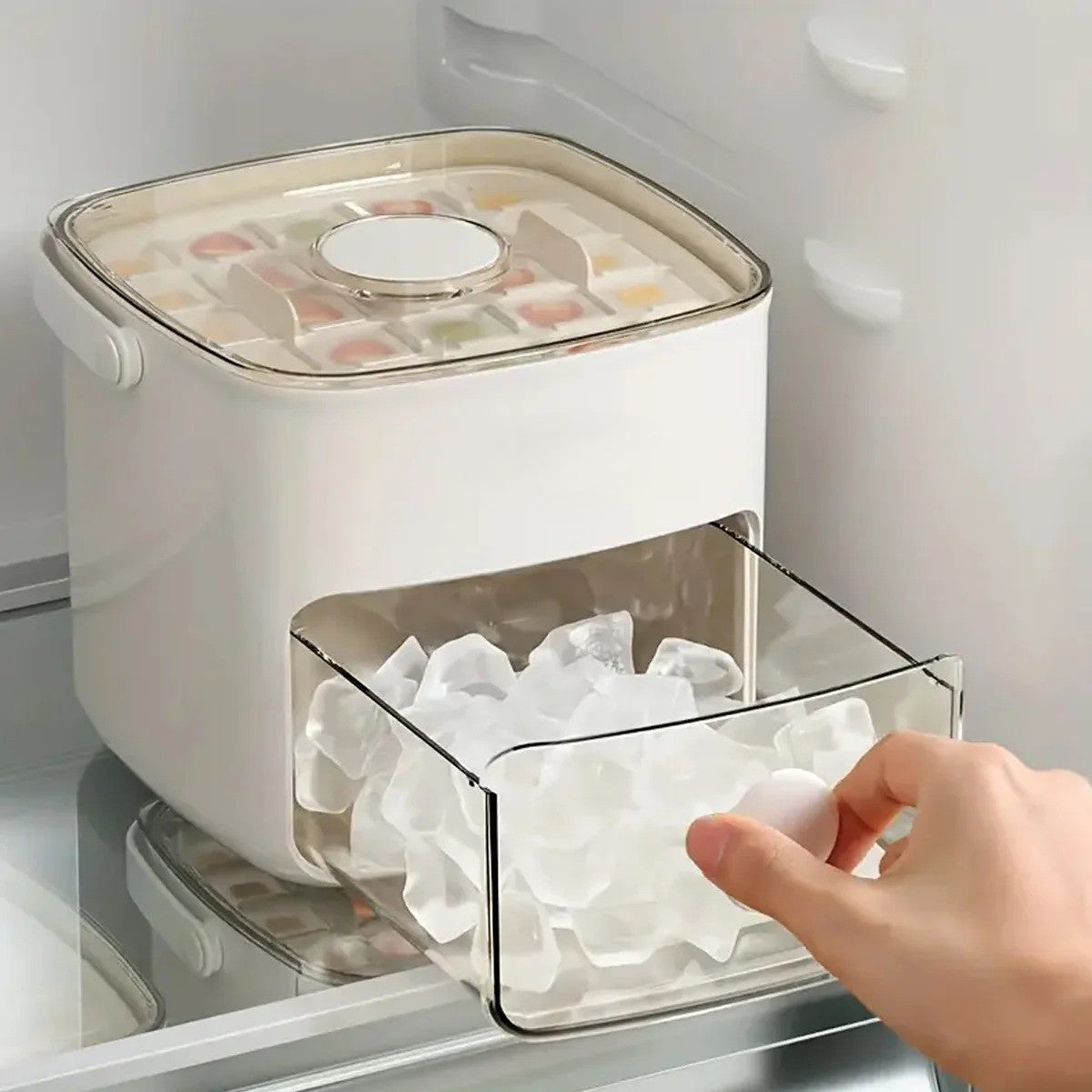 Sikunuo | 48-Grid Easy Ice Cube Maker Machine