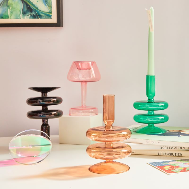 Sikunuo | Spiral Geometric Candle Holders