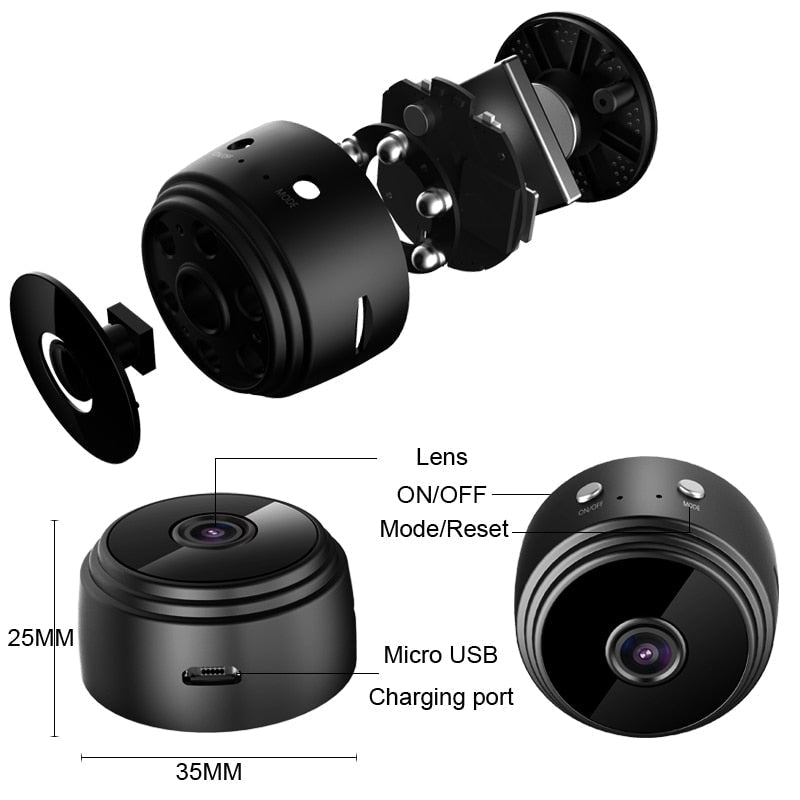 Sikunuo | Mini Eye Guard Smart Wifi Camera