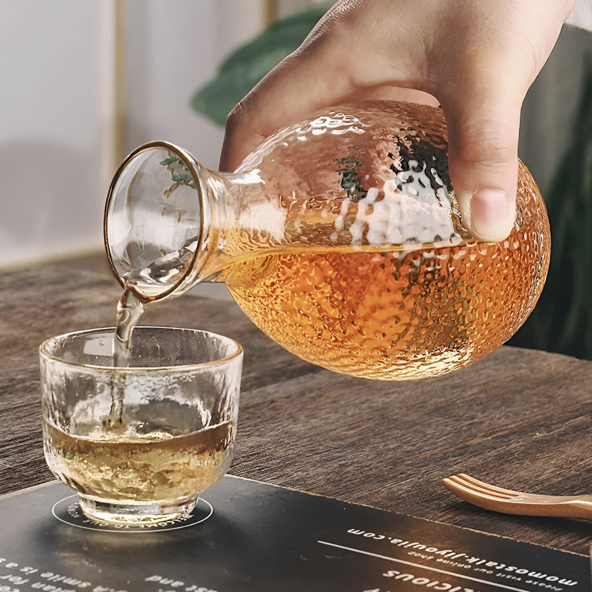 Japanese Glass Set – Elegant Sake & Whisky Set | Perfect for Bar & Home | Sikunuo