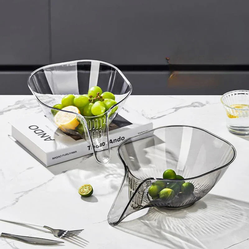 Sikunuo | Crystal Clear Multifunctional Kitchen Drain Basket