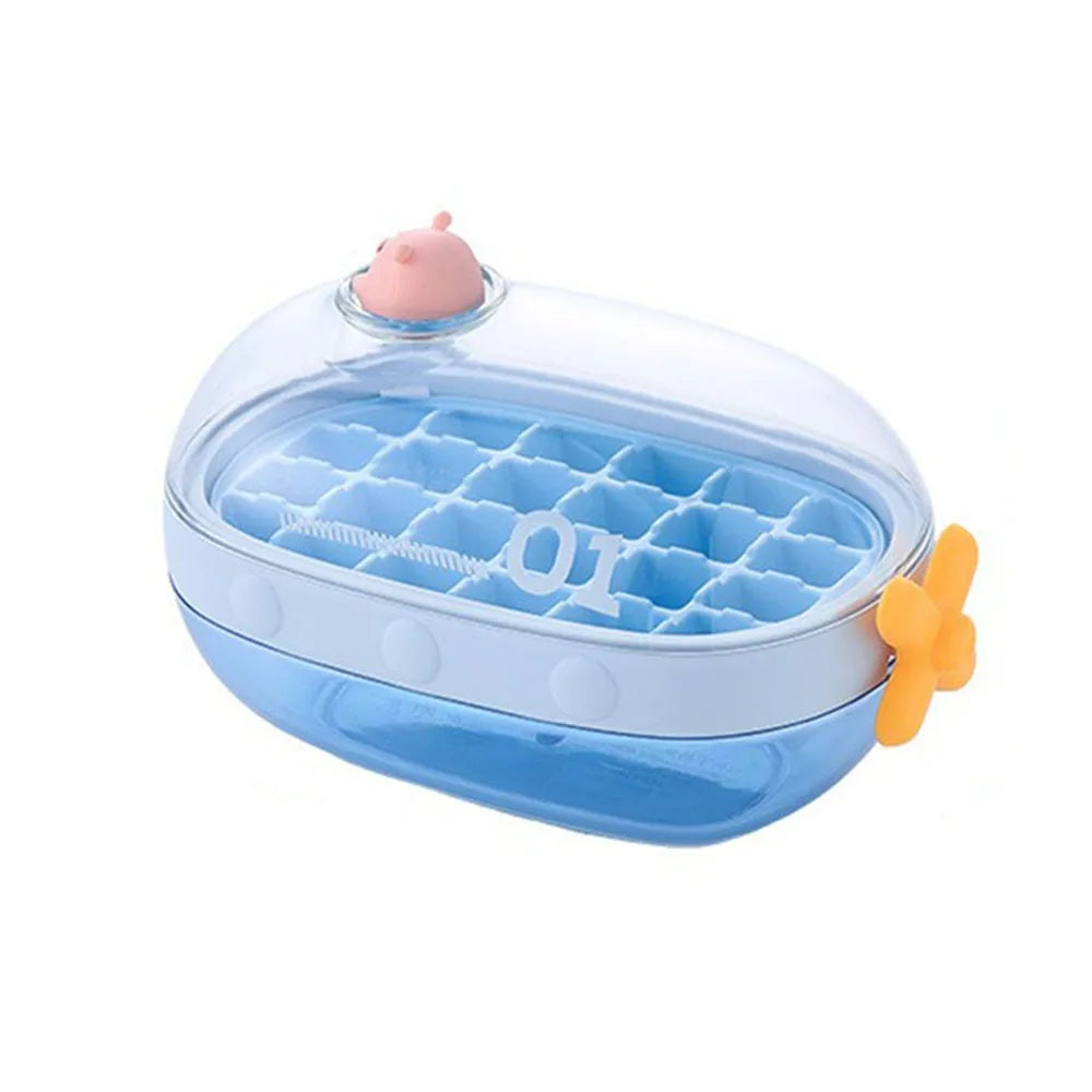 Sikunuo | Cute Cartoon Rotating Knob Ice Cube Tray