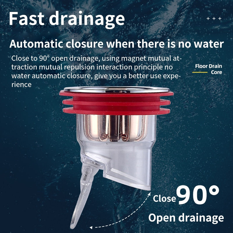 Sikunuo | Safe Bathroom Universal Anti Odor Drain Filter Plug