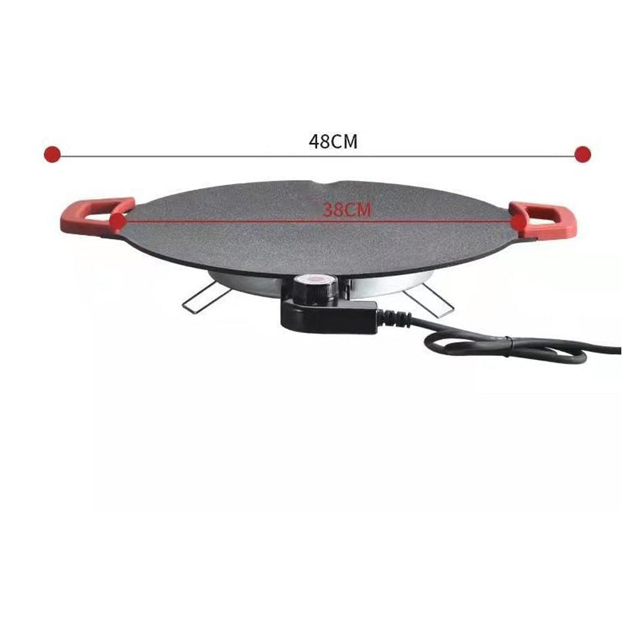 Sikunuo | Smokeless Non-stick Plate Electric Grill