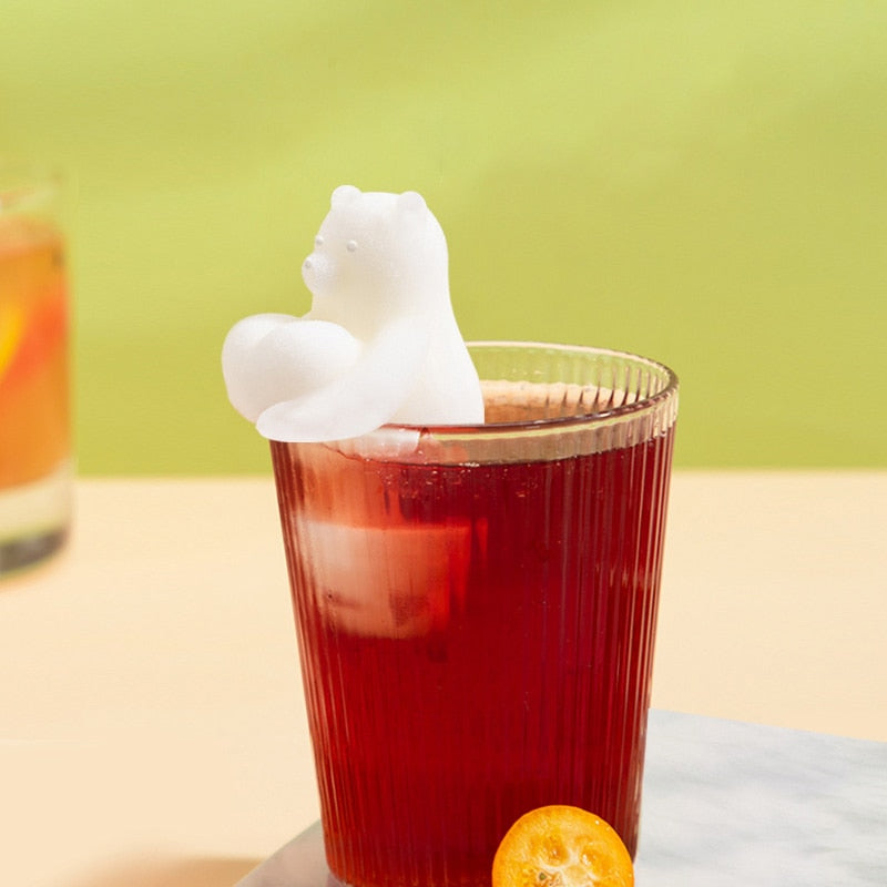 Sikunuo | Heart Bear Hangable Ice Cube Mold