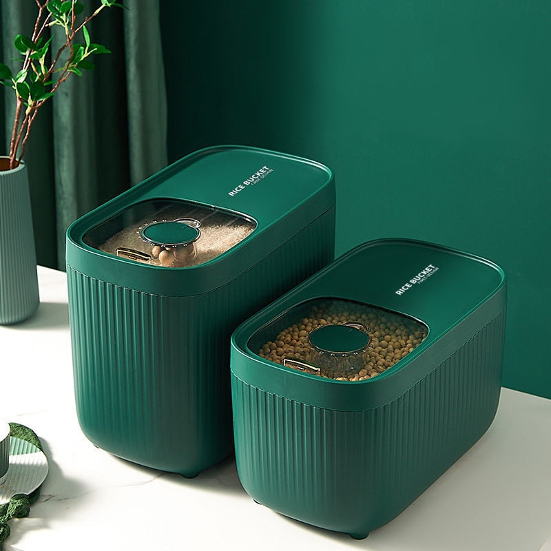 Sikunuo | Large Capacity Grain Container Organizer Box