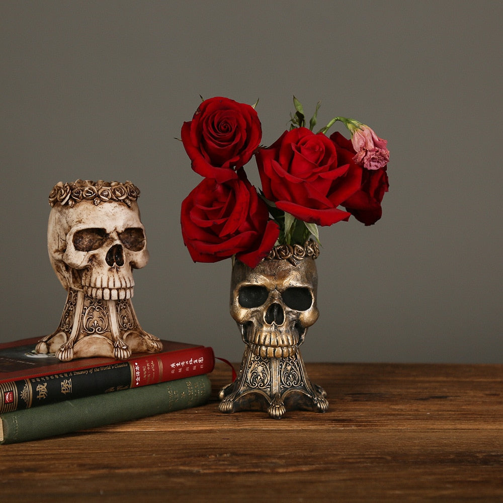 Sikunuo | Resin Skull Flower Pot