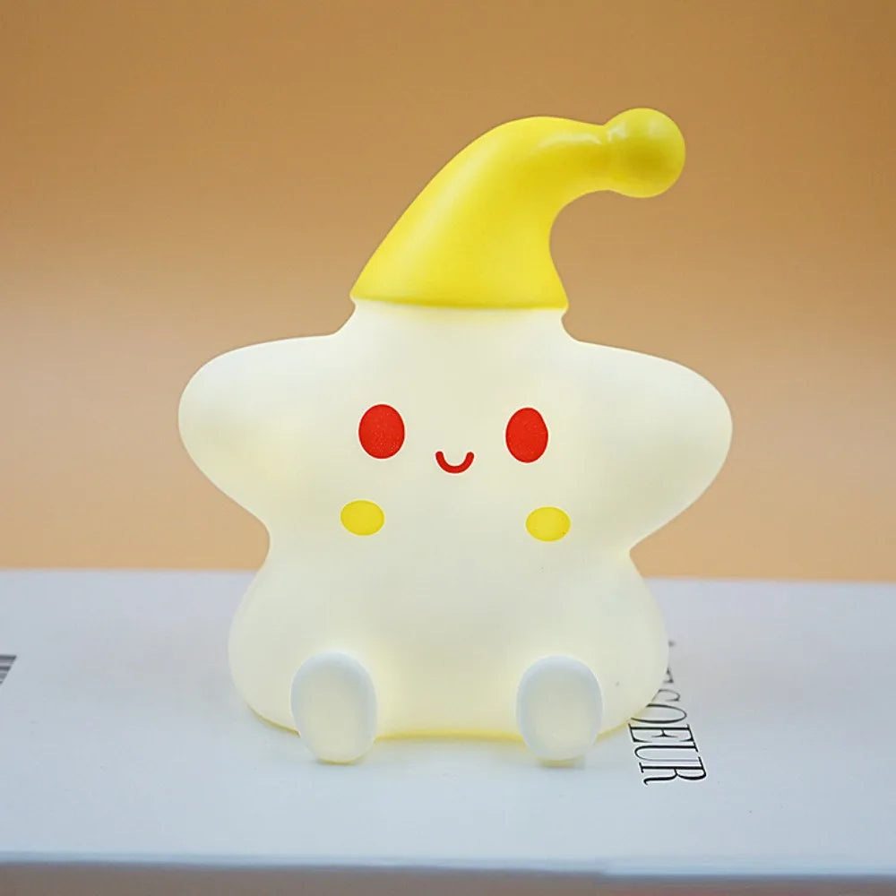 Sikunuo | Happy Little Star LED Silicone Night Lamp