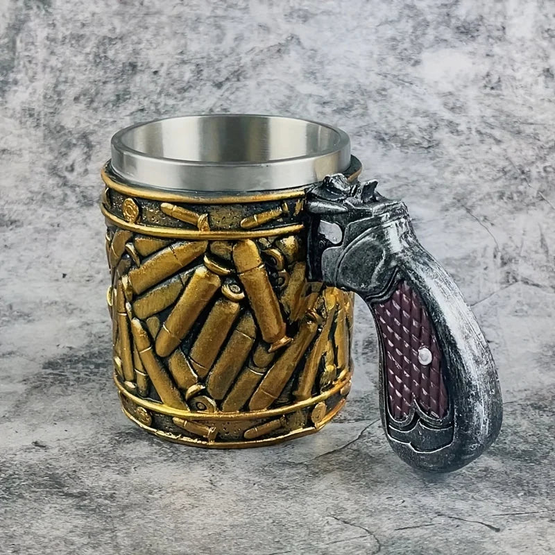 Sikunuo | Gun Handle Bullet Design Mug