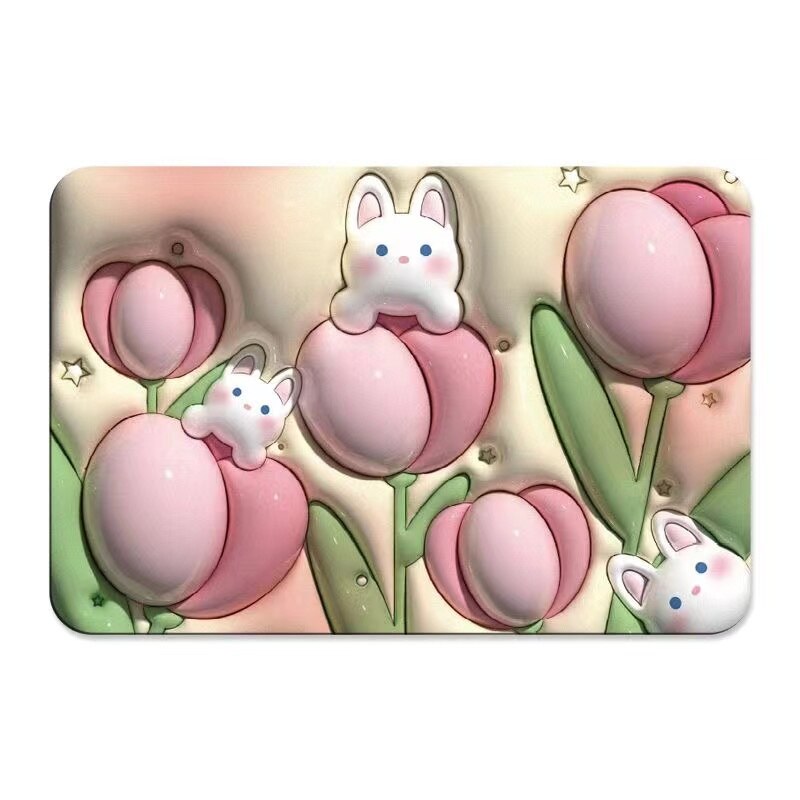 Sikunuo | Non-Slip Cartoon Colorful Fun Quick Water Absorbent Mat