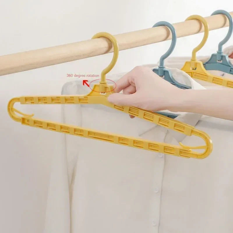 Sikunuo | Long Hanger Retractable Adjustable Clothes Dryer Rack