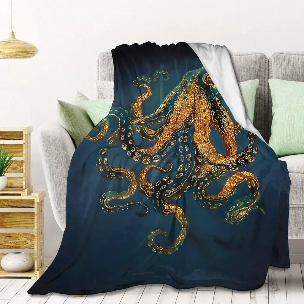 Sikunuo | Sea Life Ocean Throw Octopus Blanket