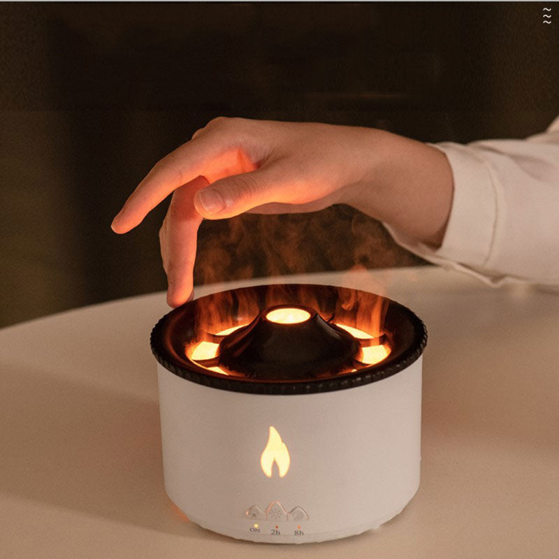 Sikunuo | Volcanic Flame Air Humidifier Night Lamp