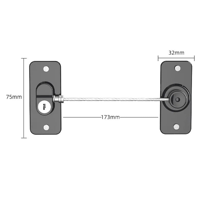 Sikunuo | Home Window Door Password Protection Safety Lock