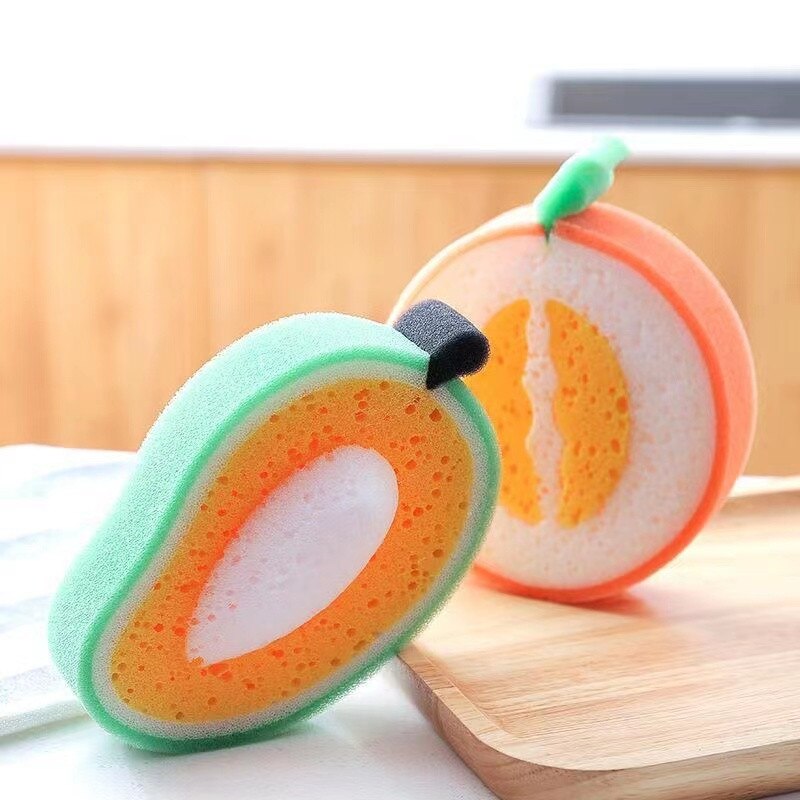 Sikunuo | Fruit Shaped Kitchen Dish Cleaning Sponge