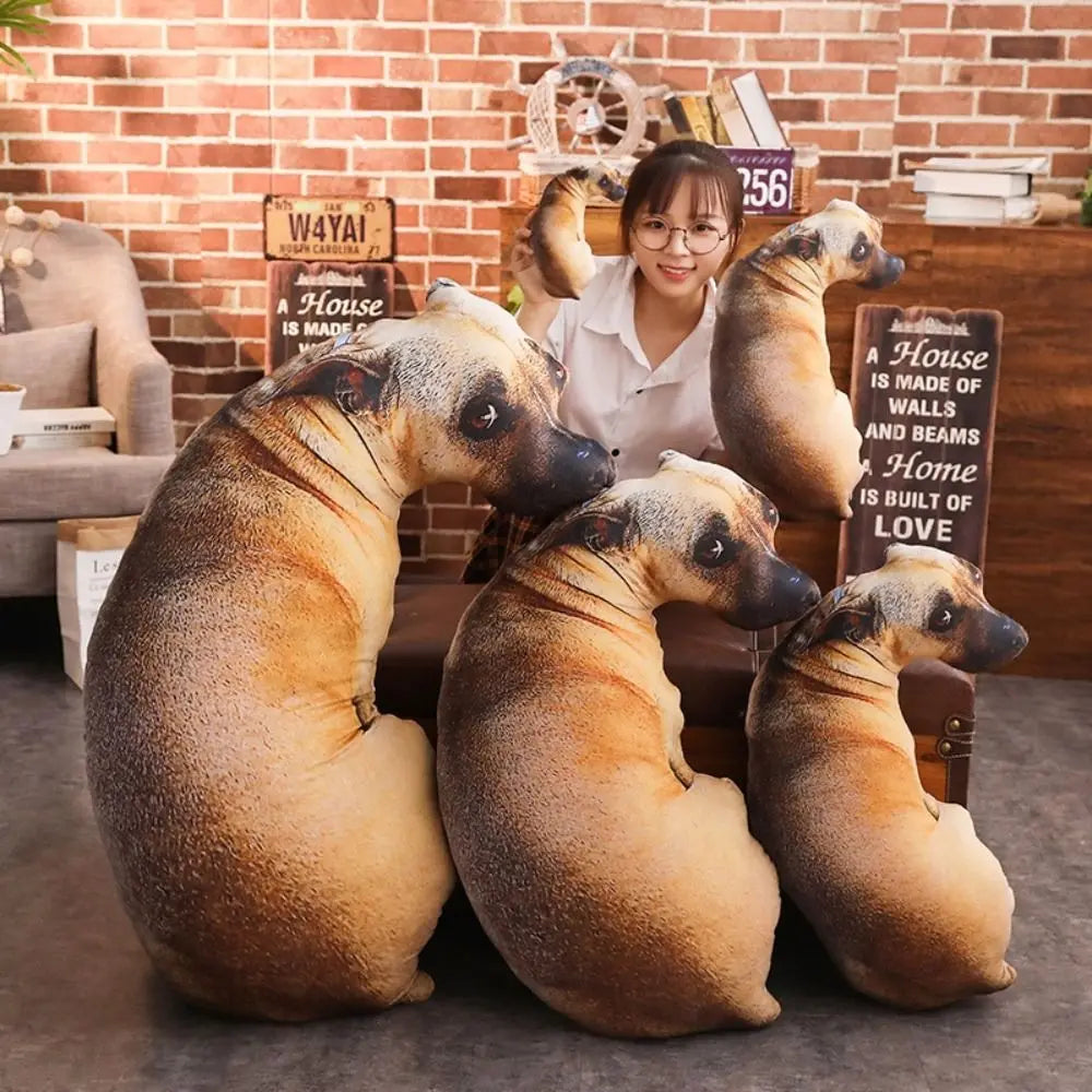 Sikunuo | Realistic Dog Soft Dog Plush Pillows