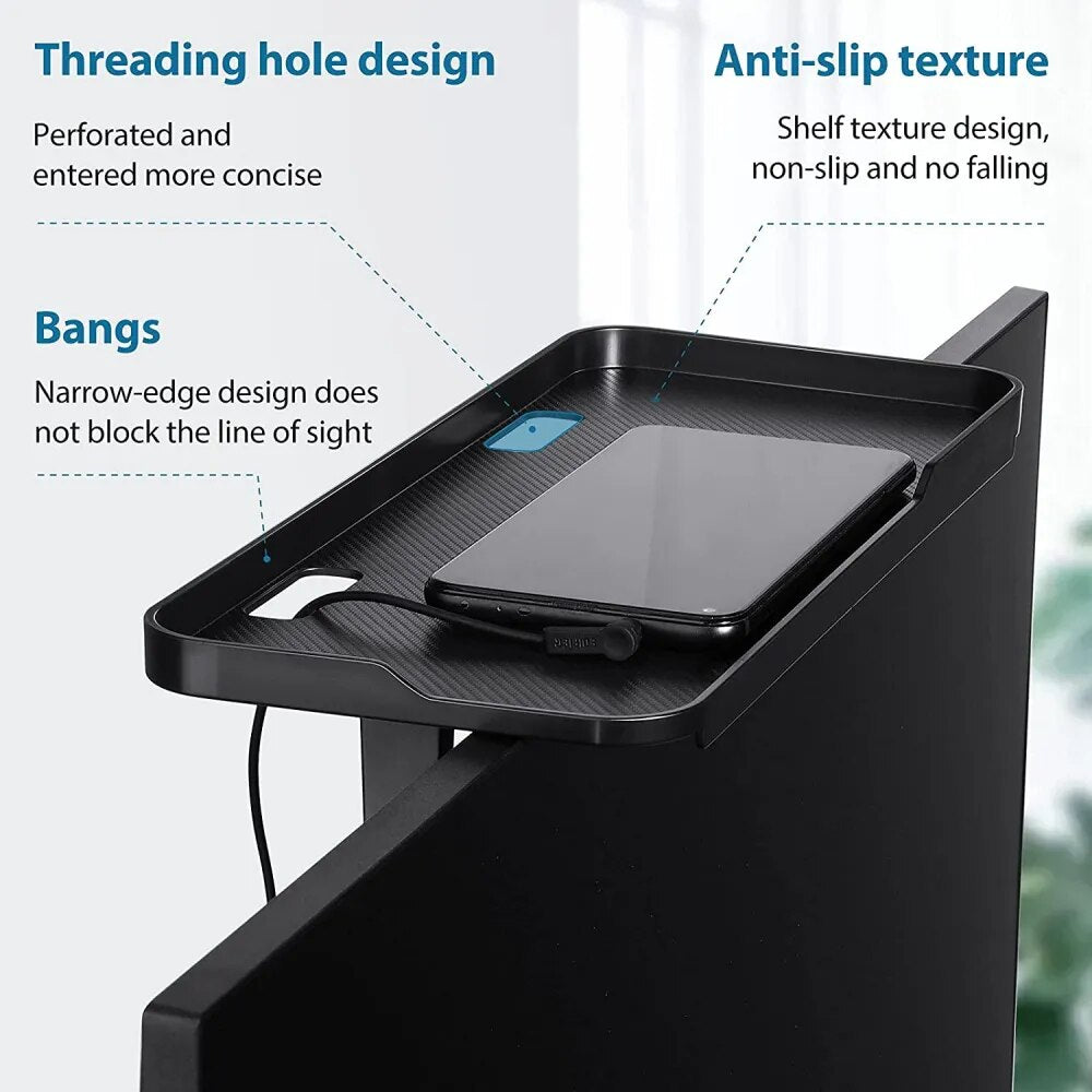 Sikunuo | Sleek Shelf Over-Screen Monitor Organizer Rack