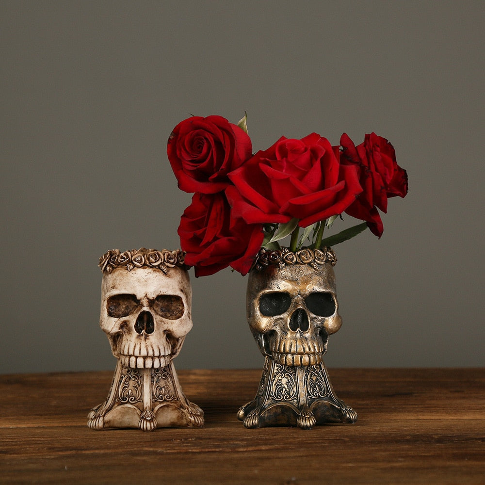 Sikunuo | Resin Skull Flower Pot