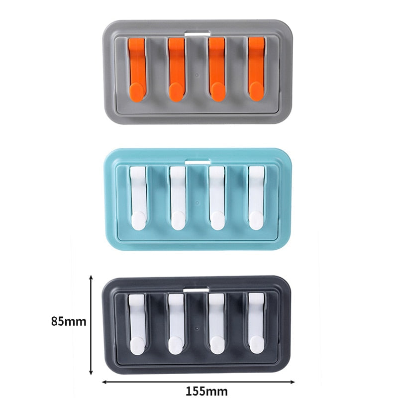 Sikunuo | Wall-Mounted Phone Holder Kitchen Organizer Rack