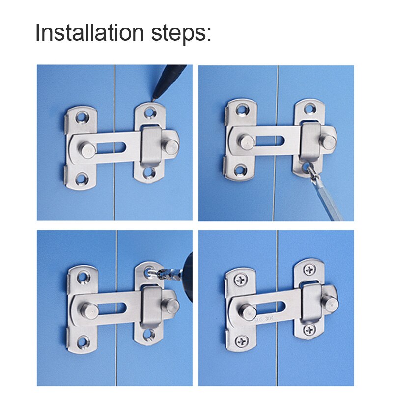 Sikunuo | Sliding Simple Cabinet Closet Lock