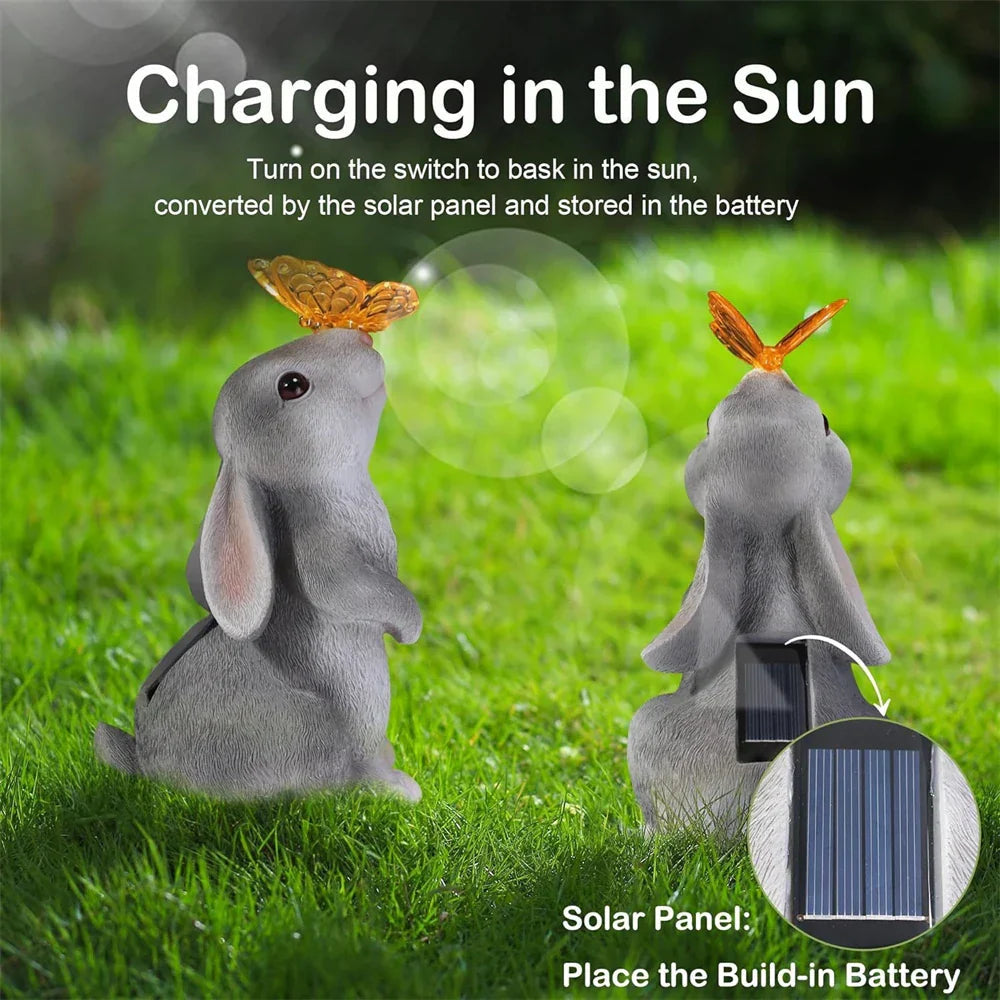 Sikunuo | Butterfly and Flower Bunny Garden Light