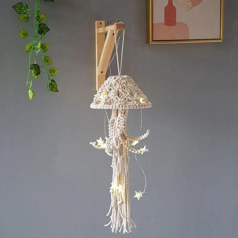Sikunuo | Artistic Jellyfish Dream Catcher Handmade Lamp