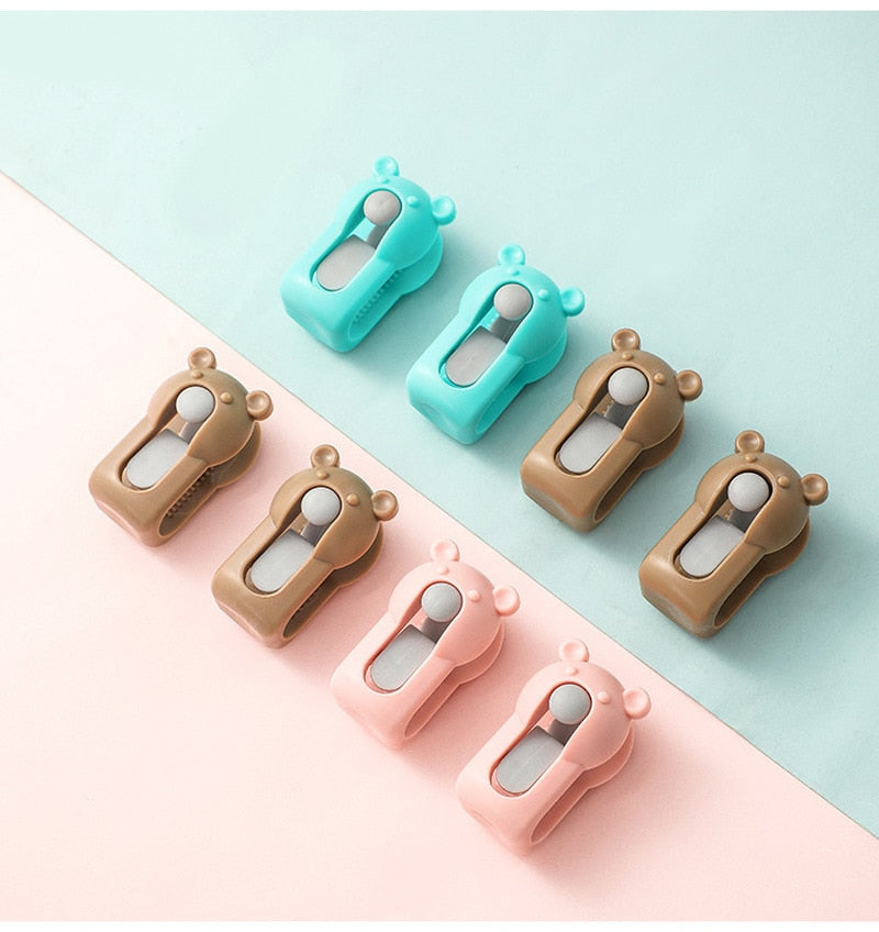 Sikunuo | 4Pcs Bear Non-slip Bed Clips