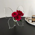 Sikunuo | Artistic Butterfly Clear Flower Vase