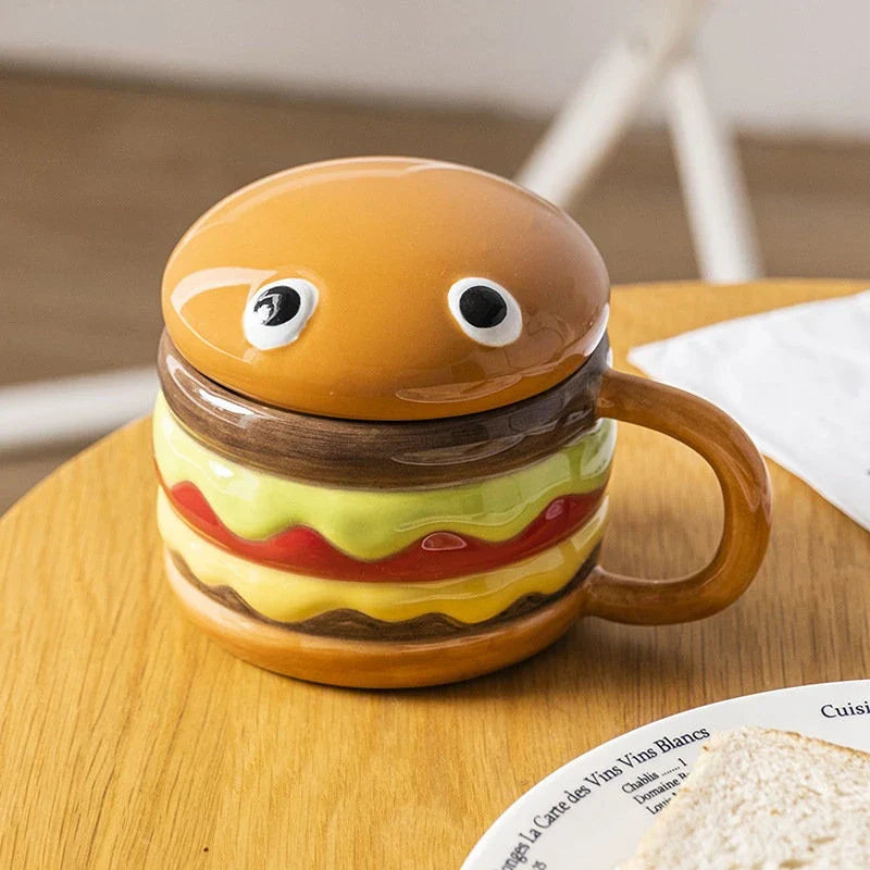 Sikunuo | Yummy Hamburger-Shaped Ceramic Hamburger Mug